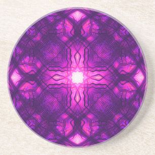Posavasos Patrón cruzado de Kaleidoscope