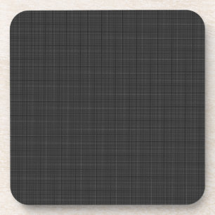 Posavasos Patrón cuadrado negro dimensional
