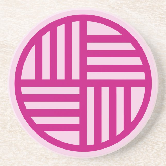 Posavasos Patrón cultural coreano tradicional (Frente)