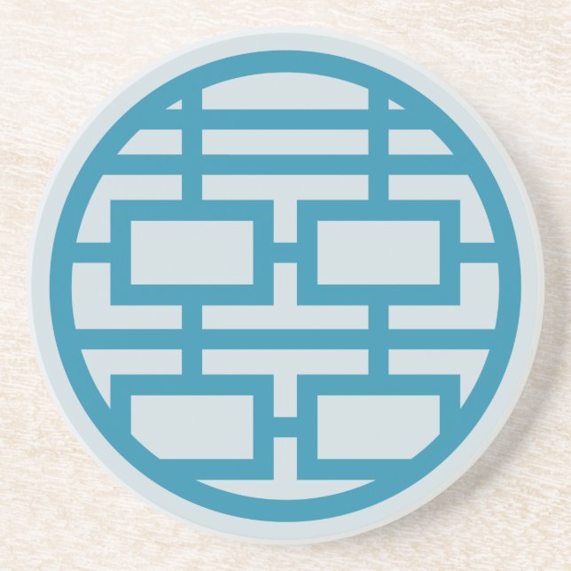 Posavasos Patrón cultural coreano tradicional (Frente)