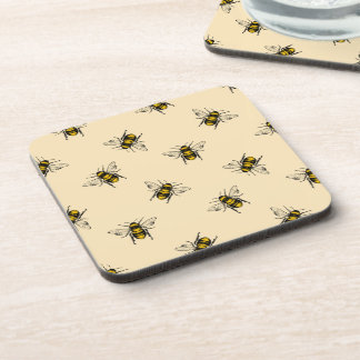 Posavasos Patrón de abejas reina