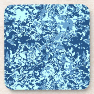 Posavasos Patrón de agua no 1 BG negro