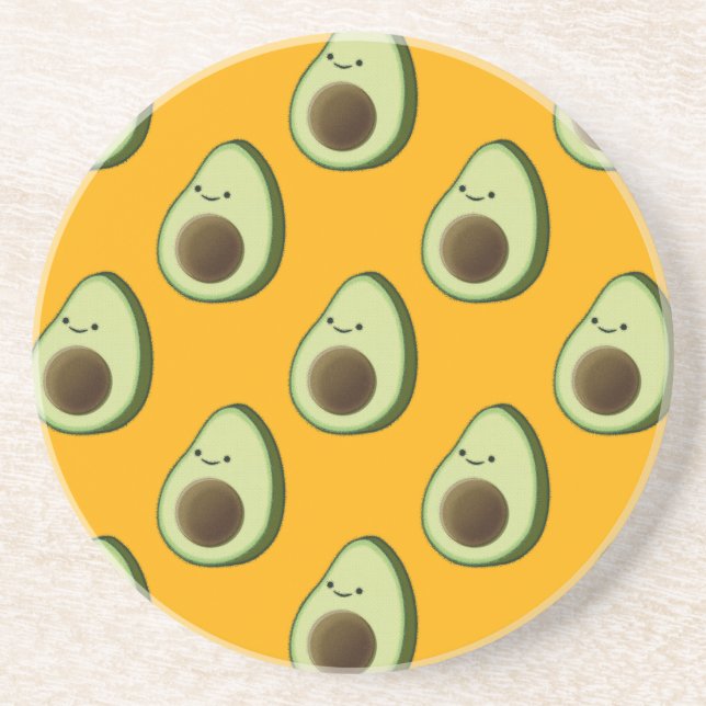 Posavasos Patrón de aguacate (Frente)
