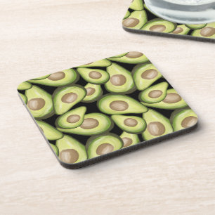 Posavasos Patrón de aguacate vegan de corte fresco Gourmet
