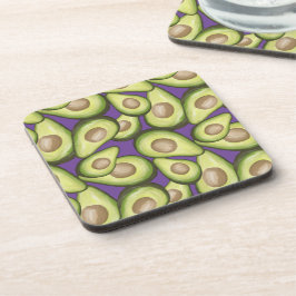 Posavasos Patrón de aguacate vegan de corte fresco Gourmet