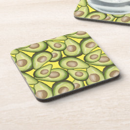Posavasos Patrón de aguacate vegan de corte fresco Gourmet