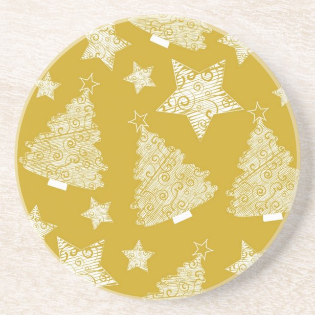 Posavasos Patrón de año nuevo (Frente)