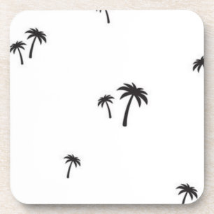 Posavasos Patrón de árbol de palma