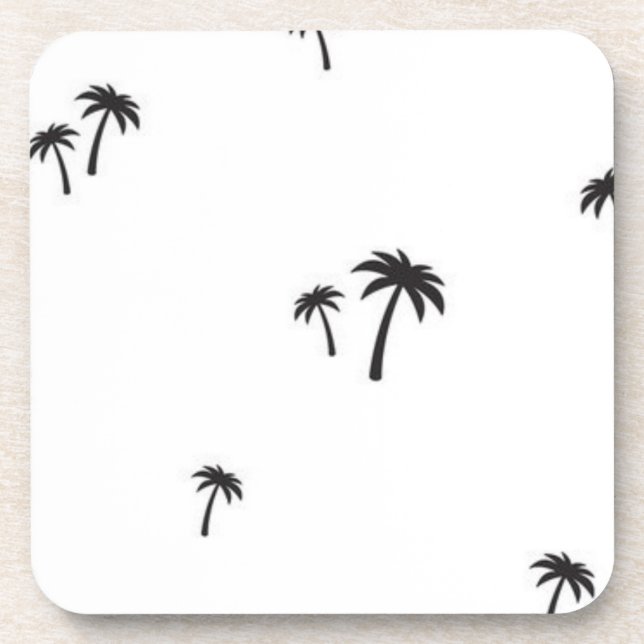 Posavasos Patrón de árbol de palma (Frente)