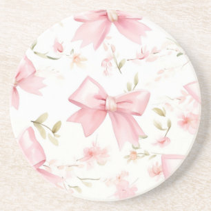 Posavasos Patrón de arco rosado