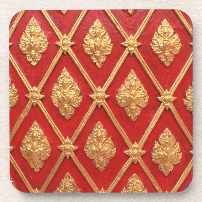 Posavasos Patrón de arte tailandés (Frente)