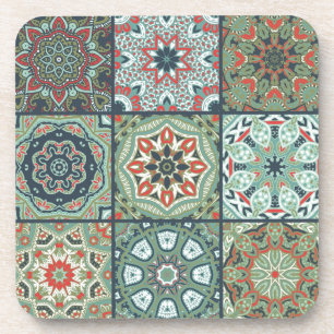 Posavasos Patrón de azulejos de cerámica