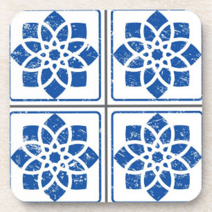 Posavasos Patrón de azulejos de cerámica