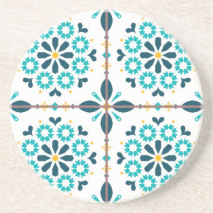 Posavasos Patrón de azulejos de cerámica