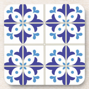 Posavasos Patrón de azulejos de cerámica