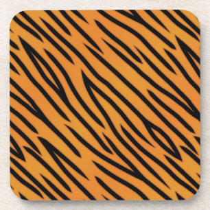 Posavasos Patrón de bandas de tigre