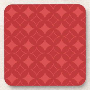 Posavasos Patrón de barco rojo