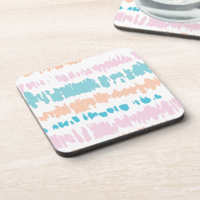 Posavasos Patrón de Batik Pastel (Lado Izquierdo)