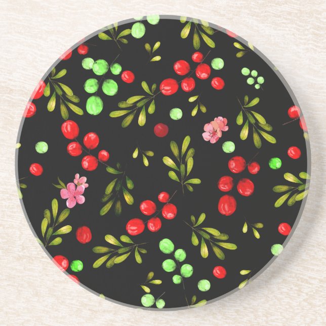 Posavasos Patrón de Bayas (Frente)