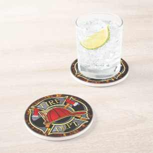 Posavasos Patrón de Bombero