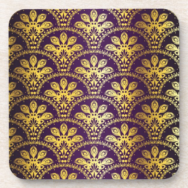 Posavasos Patrón de brocado (Frente)
