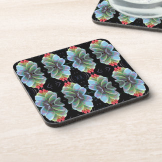 Posavasos Patrón de cactus de floración