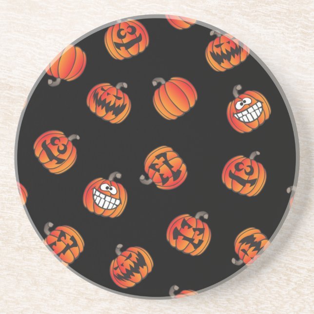Posavasos Patrón de calabaza (Frente)
