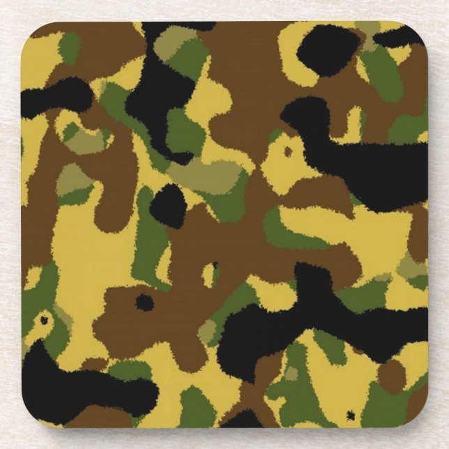 Posavasos patrón de camuflaje (Frente)