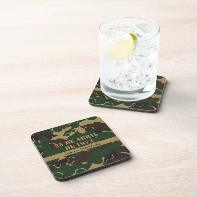 Posavasos Patrón de camuflaje de vehículos militares (Lado Derecho)