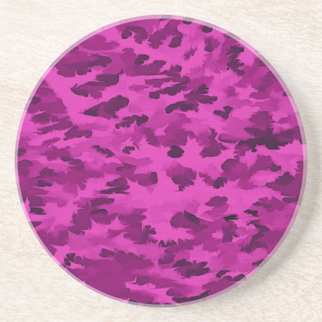 Posavasos Patrón de Camuflaje Violeta (Frente)