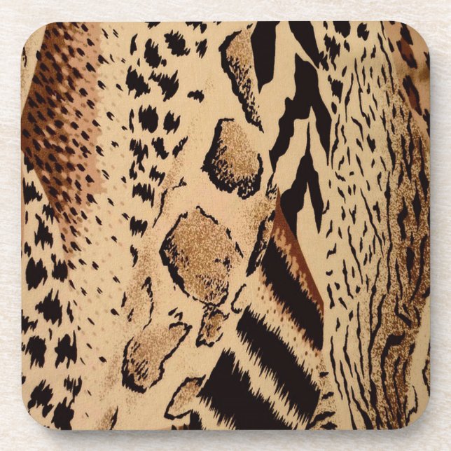 Posavasos Patrón de Cheetah (Frente)