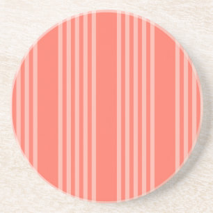 Posavasos Patrón de cinco rayas de coral vivo