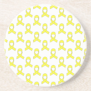 Posavasos Patrón de cinta amarilla