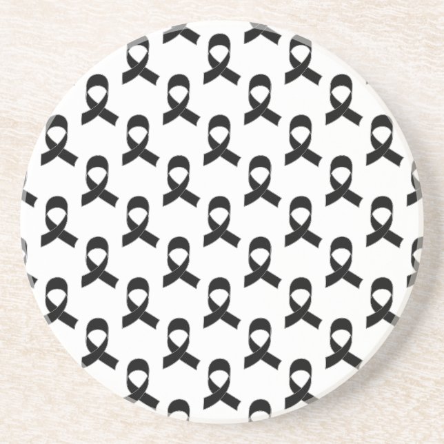 Posavasos Patrón de cinta negra (Frente)