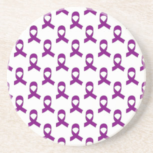 Posavasos Patrón de cinta púrpura