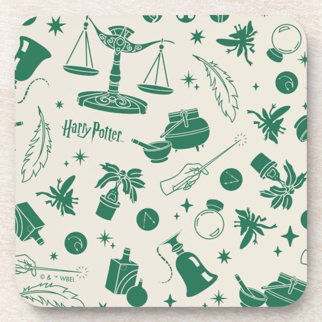 Posavasos Patrón de club de clase HOGWARTS™ (Frente)