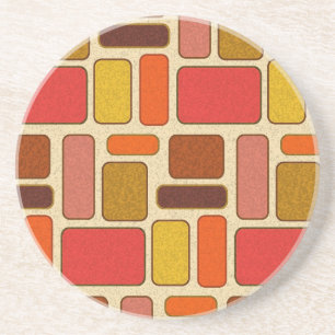 Posavasos Patrón de color de otoño moderno