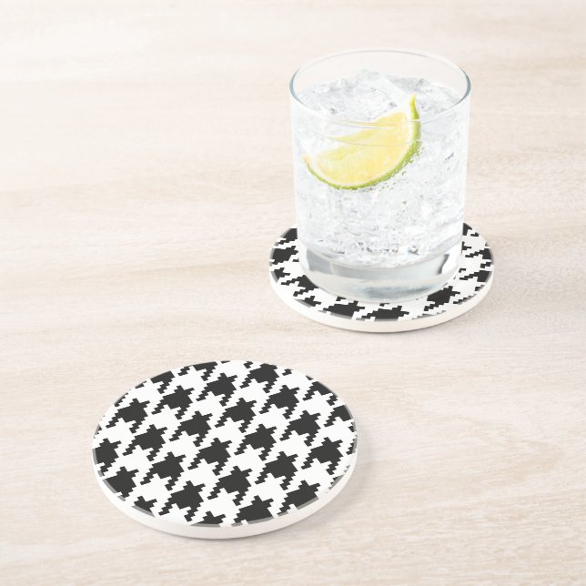 Posavasos Patrón de comprobación de la tarjeta de galera de  (Lado)