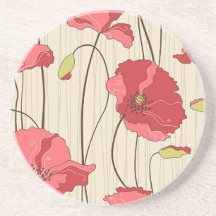 Posavasos Patrón de copias retro