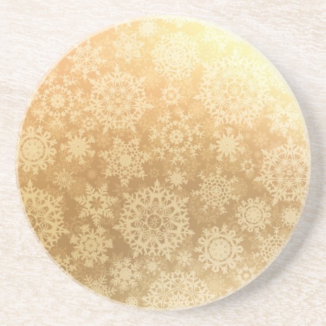 Posavasos Patrón de copo de nieve (Frente)