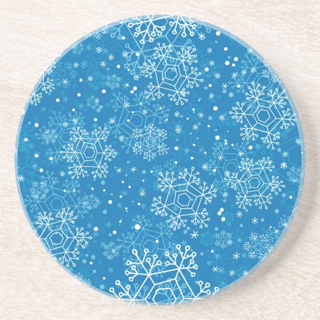 Posavasos Patrón de copo de nieve (Frente)