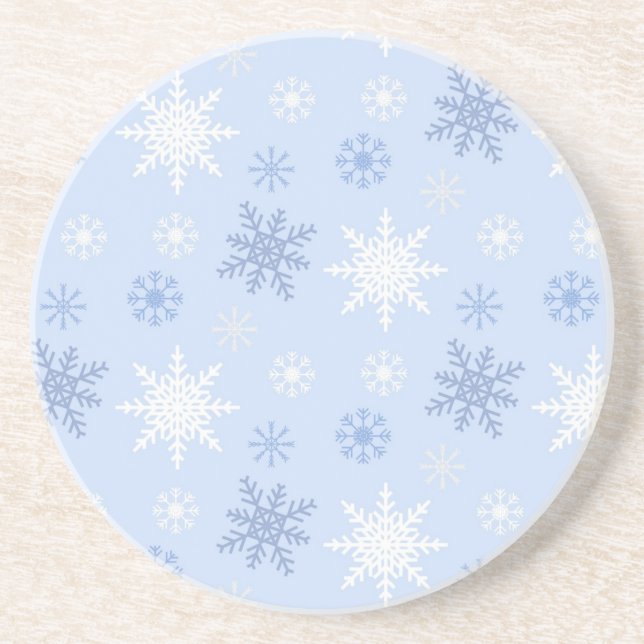 Posavasos Patrón de copo de nieve (Frente)