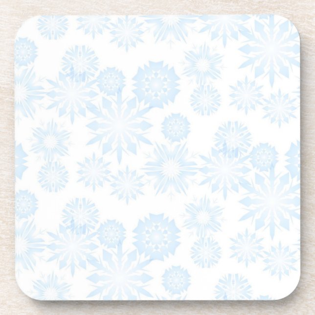 Posavasos Patrón de copo de nieve (Frente)