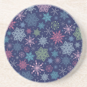 Posavasos Patrón de copo de nieve