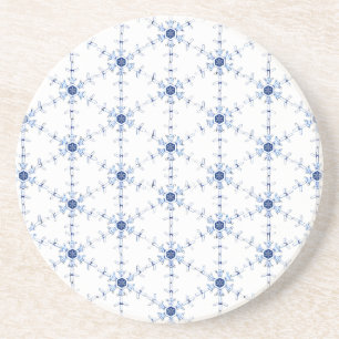 Posavasos Patrón de copo de nieve en diamante