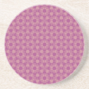 Posavasos Patrón de Cuadro de Diamante de Cuadros Rosa Púrpu