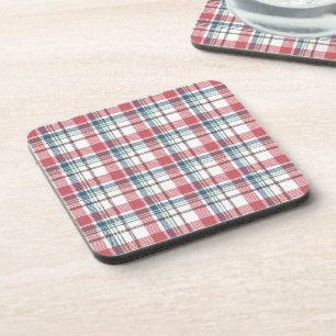 Posavasos Patrón de cuadros clásico