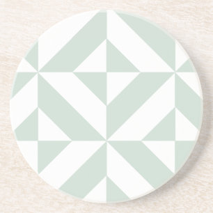 Posavasos Patrón de cubo de decúbito geométrico Guay Mint