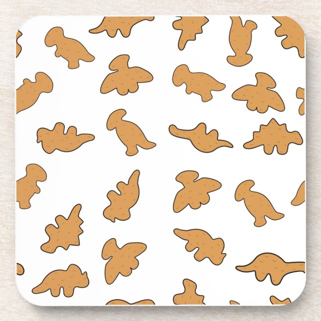 Posavasos Patrón de Dino Nuggets (Frente)