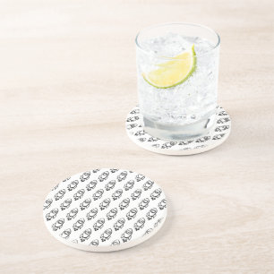 Posavasos Patrón de esbozo de cohete volante
